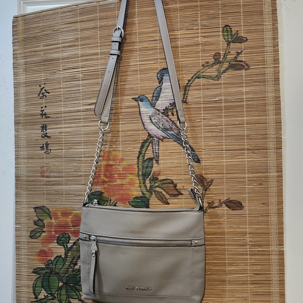 Dana Buchman Gray Crossbody Bag with Elegant Design